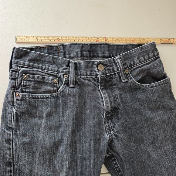 Levi's 514 Straight Jeans Men's 28 x 27 (tag 29 x 30) Charcoal Wash Fade - Picture 12 of 16